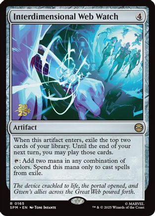 Interdimensional Web Watch  [Foil]  (PRE-165) - [Prerelease Cards]