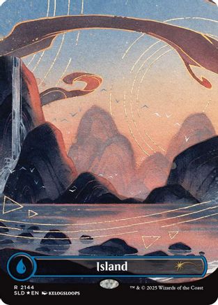 Island (2144)  [Foil]  (SLD-2144) - [Secret Lair Drop Series]
