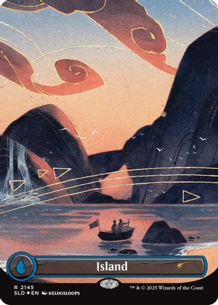 Island (2145)  [Foil]  (SLD-2145) - [Secret Lair Drop Series]