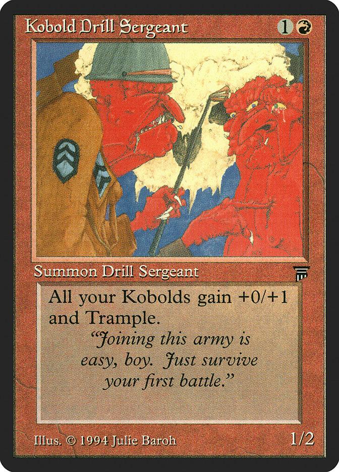 (ITA) Kobold Drill Sergeant [Legends] (Foreign Language)