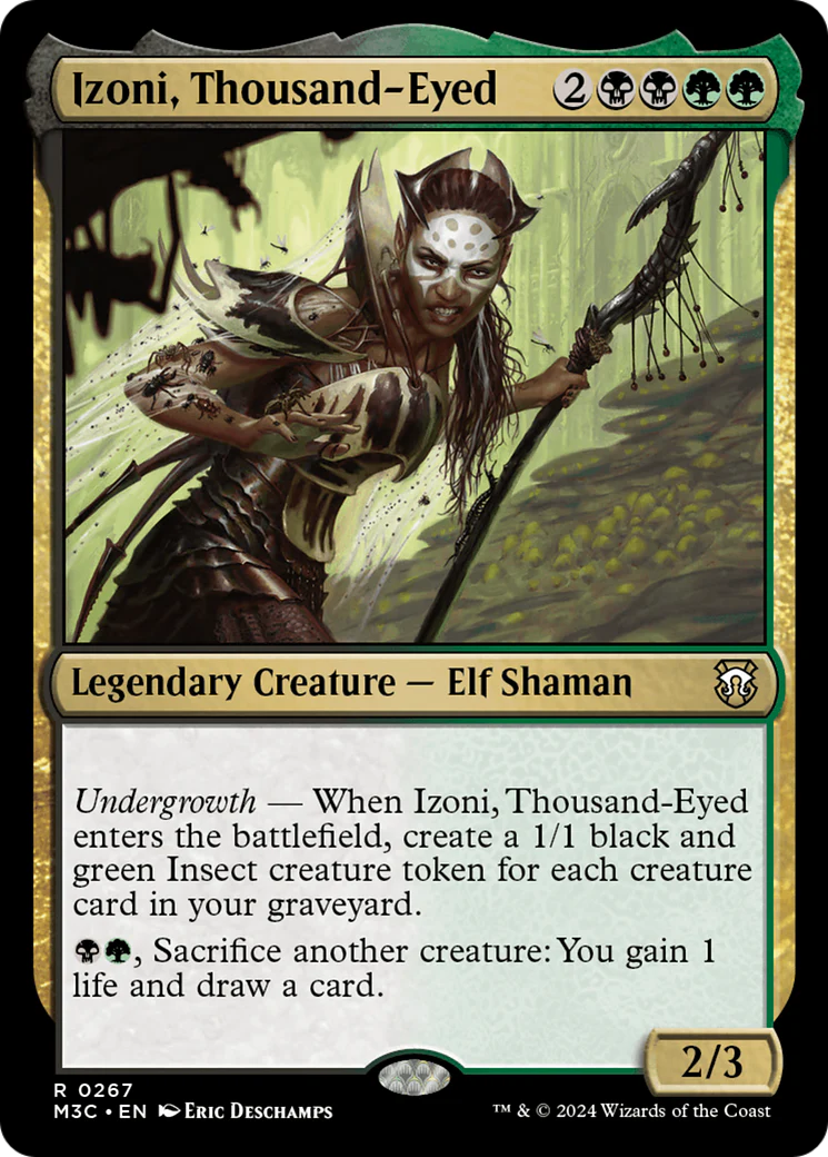 Izoni, Thousand-Eyed  [Foil]  (M3C-267) - [Modern Horizons 3 Commander]