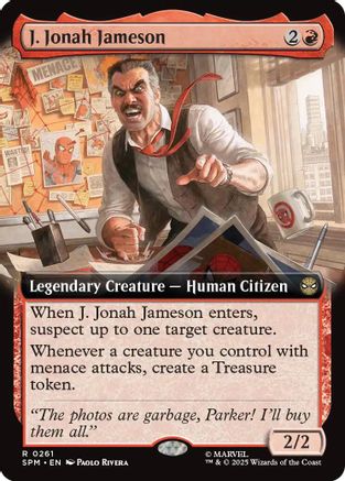 J. Jonah Jameson (Extended Art)  [Foil]  (SPM-261) - [Marvel's Spider-Man]