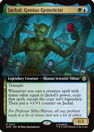 Jackal, Genius Geneticist (Extended Art)  [Foil]  (SPM-272) - [Marvel's Spider-Man]