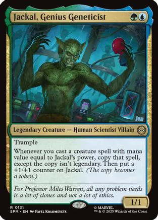 Jackal, Genius Geneticist  [Foil]  (SPM-131) - [Marvel's Spider-Man]