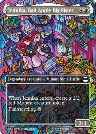 Jennika, Bad Apple Big Sister (Borderless)  (TMT-203) - [Teenage Mutant Ninja Turtles]