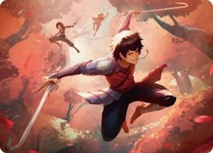 Jet, Freedom Fighter Art Card  (ASTLA-022) - [Art Series: Avatar: The Last Airbender]
