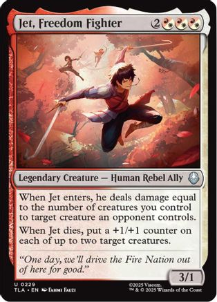 Jet, Freedom Fighter  (TLA-229) - [Avatar: The Last Airbender]