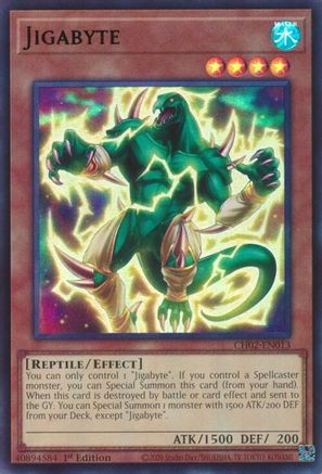 Jigabyte [CH02-EN013] - THE CHRONICLES DECK: Spirit Charmers (All-Foil Edition) 1st Edition - Ultra Rare