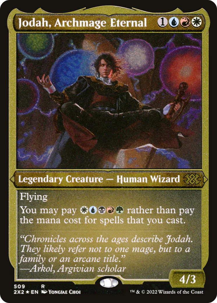 Jodah, Archmage Eternal (Foil Etched)  [Foil]  (2X2-509) - [Double Masters 2022]