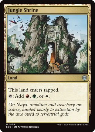 Jungle Shrine  (ECC-154) - [Commander: Lorwyn Eclipsed]