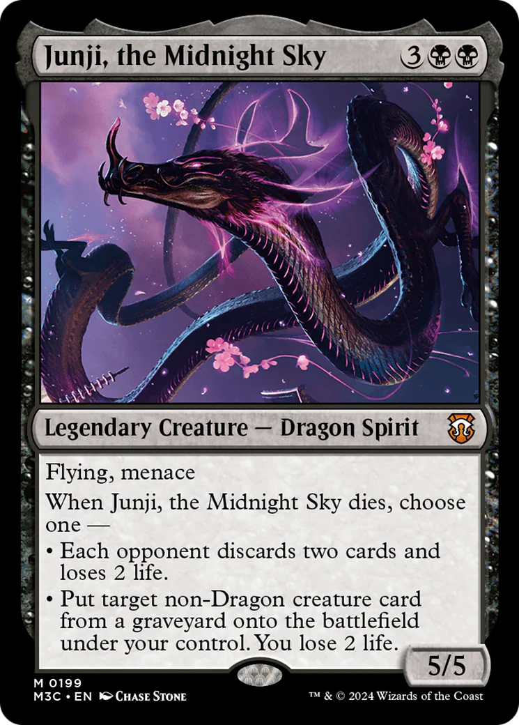 Junji, the Midnight Sky  [Foil]  (M3C-199) - [Modern Horizons 3 Commander]