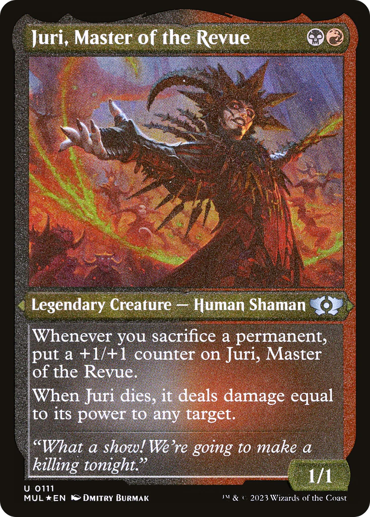 Juri, Master of the Revue (Foil Etched)  [Foil]  (MUL-111) - [Multiverse Legends]