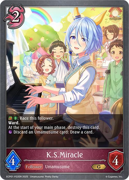 K.S.Miracle - P22EN (Foil) - ECP01: Umamusume: Pretty Derby (ECP01-P22EN)