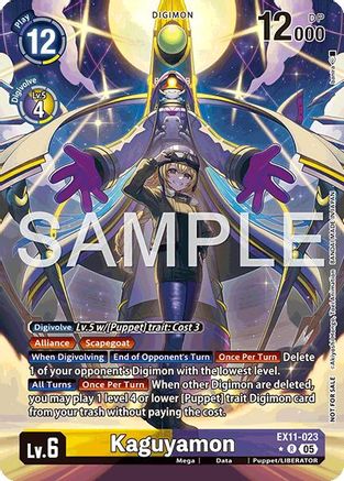 Kaguyamon (Box Topper) (EX11-023) - [Dawn of Liberator] Foil