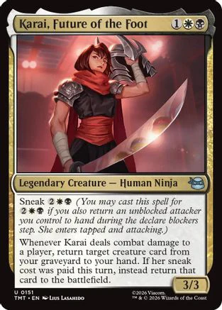 Karai, Future of the Foot  [Foil]  (TMT-151) - [Teenage Mutant Ninja Turtles]