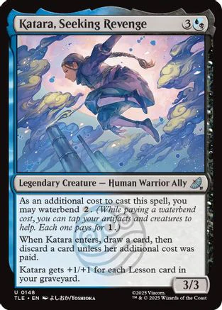 Katara, Seeking Revenge  [Foil]  (TLE-148) - [Avatar: The Last Airbender: Eternal-Legal]