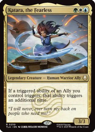 Katara, the Fearless  [Foil]  (TLA-230) - [Avatar: The Last Airbender]