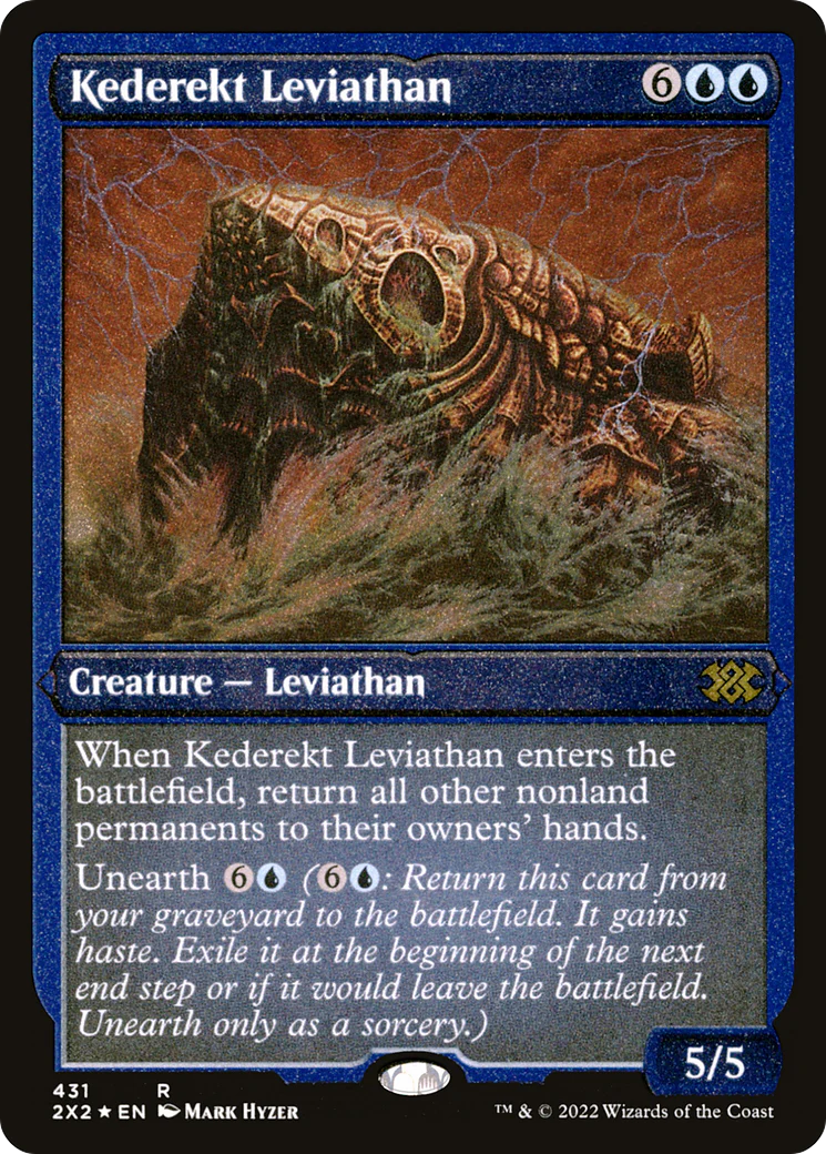 Kederekt Leviathan (Foil Etched)  [Foil]  (2X2-431) - [Double Masters 2022]