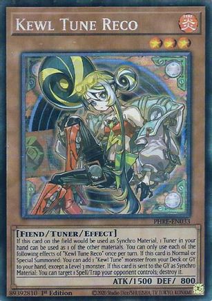Kewl Tune Reco (CR) [PHRE-EN033] - Phantom Revenge 1st Edition - Collector's Rare