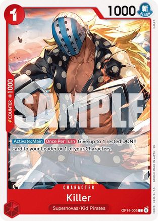 Killer (OP14-005) - [The Azure Sea's Seven]