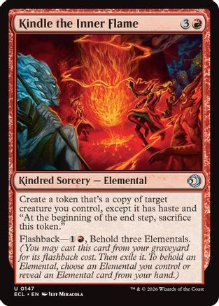Kindle the Inner Flame  [Foil]  (ECL-147) - [Lorwyn Eclipsed]