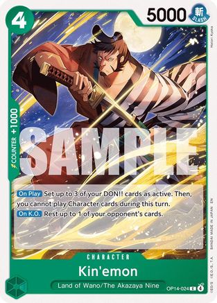 Kin'emon (OP14-024) - [The Azure Sea's Seven]