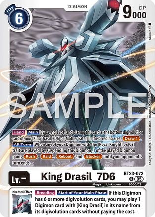King Drasil_7D6 (BT23-072) - [Hackers' Slumber] Foil