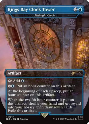 Kings Bay Clock Tower - Midnight Clock  (SLD-2217) - [Secret Lair Drop Series]