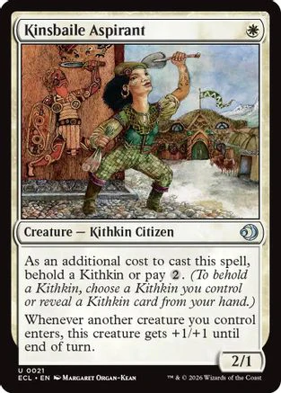 Kinsbaile Aspirant  [Foil]  (ECL-021) - [Lorwyn Eclipsed]