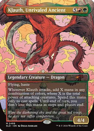 Klauth, Unrivaled Ancient  [Foil]  (SLD-2499) - [Secret Lair Drop Series]