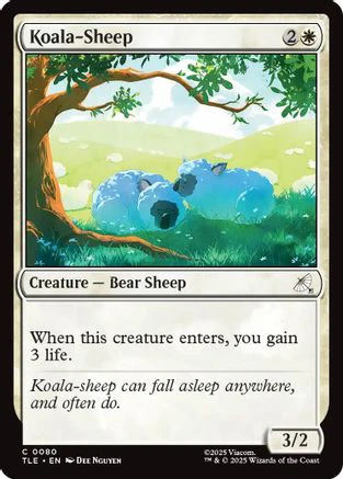 Koala-Sheep  [Foil]  (TLE-080) - [Avatar: The Last Airbender: Eternal-Legal]