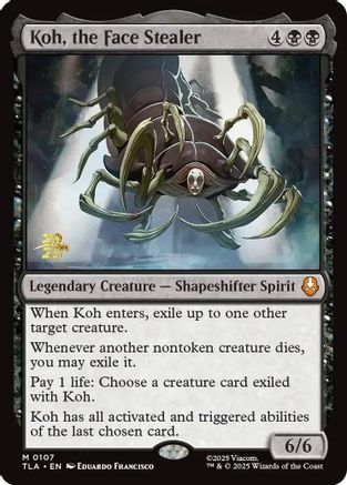 Koh, the Face Stealer  [Foil]  (PRE-107) - [Prerelease Cards]
