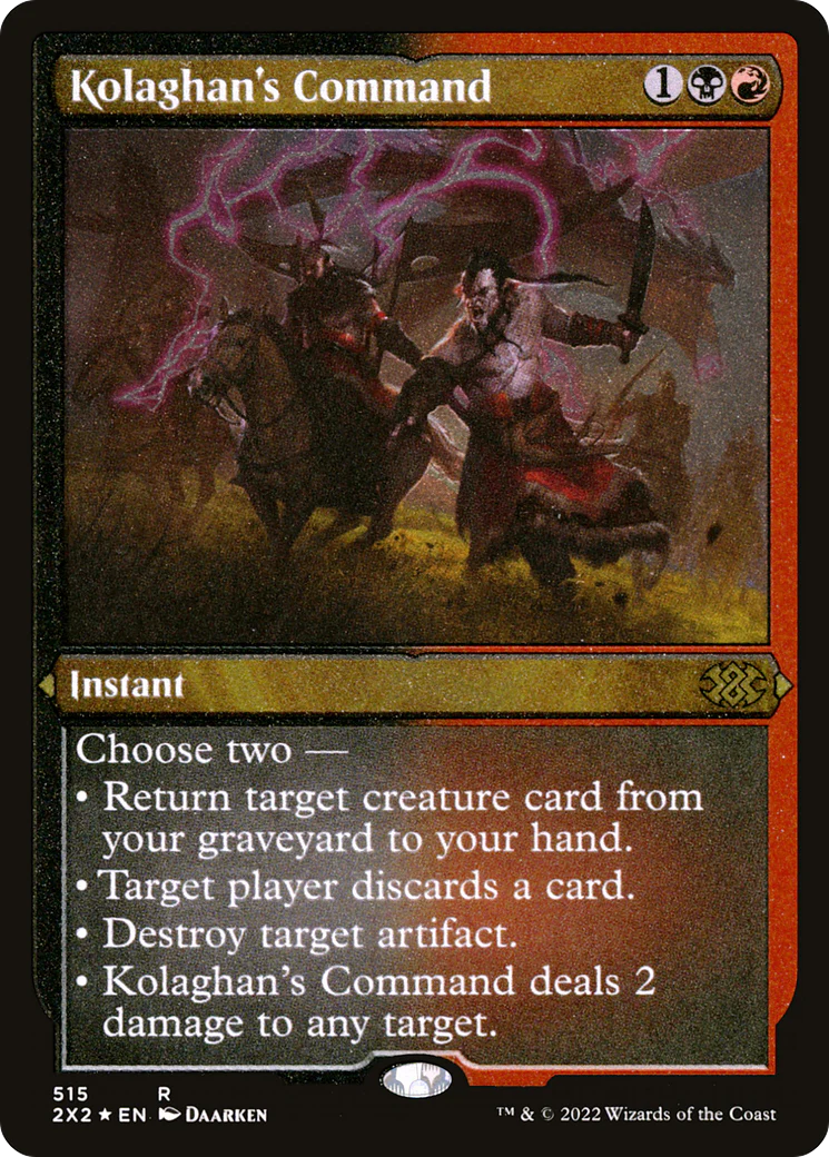 Kolaghan's Command (Foil Etched)  [Foil]  (2X2-515) - [Double Masters 2022]