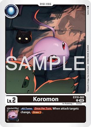 Koromon (EX10-002) - [Sinister Order]