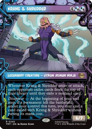Krang & Shredder (Showcase)  (TMT-245) - [Teenage Mutant Ninja Turtles]