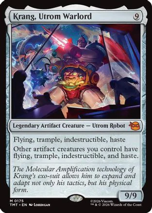 Krang, Utrom Warlord  [Foil]  (TMT-175) - [Teenage Mutant Ninja Turtles]