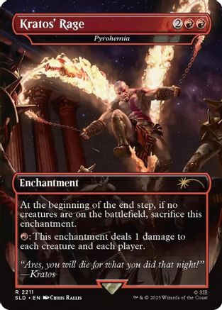 Kratos' Rage - Pyrohemia  [Foil]  (SLD-2211) - [Secret Lair Drop Series]