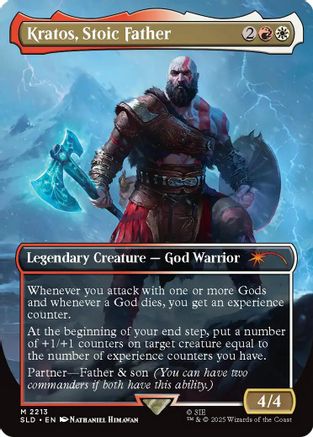 Kratos, Stoic Father  (SLD-2213) - [Secret Lair Drop Series]