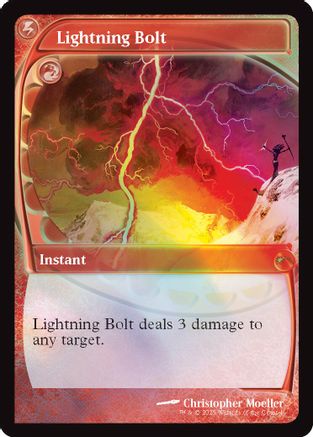 Lightning Bolt (Retro Frame)  [Foil]  (SLD-001) - [Secret Lair Drop Series]