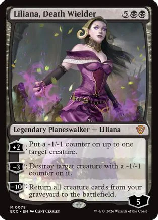 Liliana, Death Wielder  (ECC-078) - [Commander: Lorwyn Eclipsed]