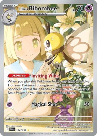 Lillie's Ribombee - 164/159  - (164/159) Holofoil [SV09 Journey Together]