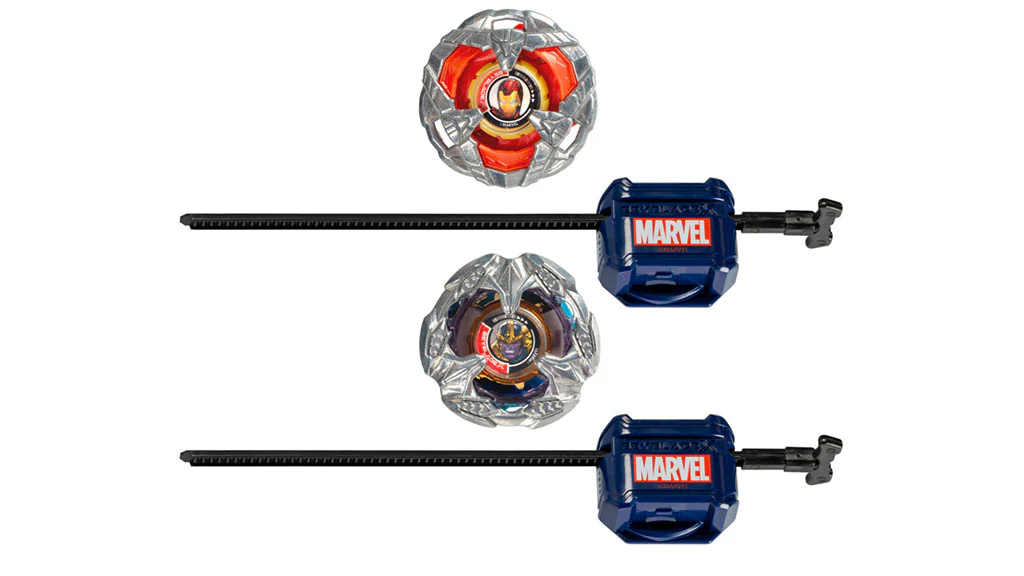 LIMITED Beyblade X Marvel Collab Thanos 4-60P vs. Iron man 4-80B Multipack Set - Image 2