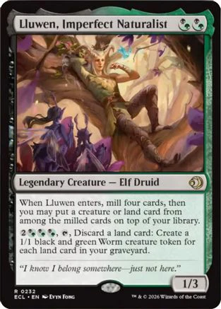 Lluwen, Imperfect Naturalist  (ECL-232) - [Lorwyn Eclipsed]