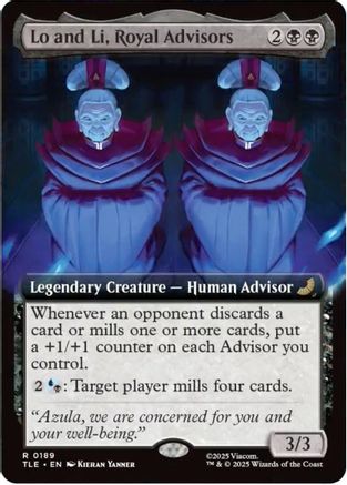 Lo and Li, Royal Advisors (Extended Art)  [Foil]  (TLE-189) - [Avatar: The Last Airbender: Eternal-Legal]
