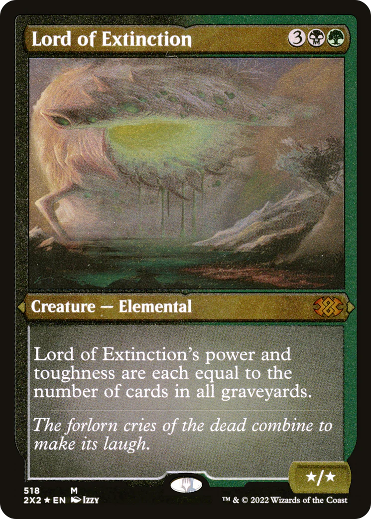 Lord of Extinction (Foil Etched)  [Foil]  (2X2-518) - [Double Masters 2022]