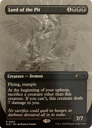 Lord of the Pit (Sketch Showcase)  (SLD-893) - [Secret Lair Drop Series]