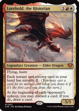 Lorehold, the Historian  [Foil]  (SOS-201) - [Secrets of Strixhaven]