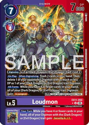 Loudmon (Limited Foil) (EX11-050) - [Dawn of Liberator] Foil