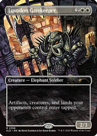 Loxodon Gatekeeper (2358)  [Foil]  (SLD-2358) - [Secret Lair Drop Series]