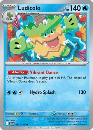 Ludicolo  - (037/159) Reverse Holofoil [SV09 Journey Together]